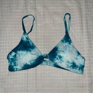Dippin' Daisy's Aqua Tie-Dye Bikini Top